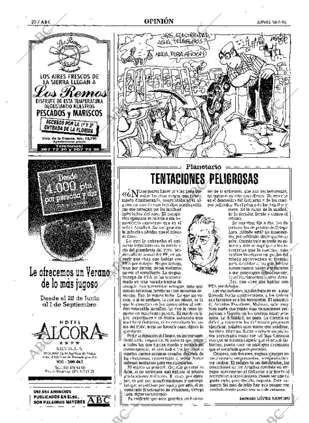 ABC MADRID 18-07-1996 página 20