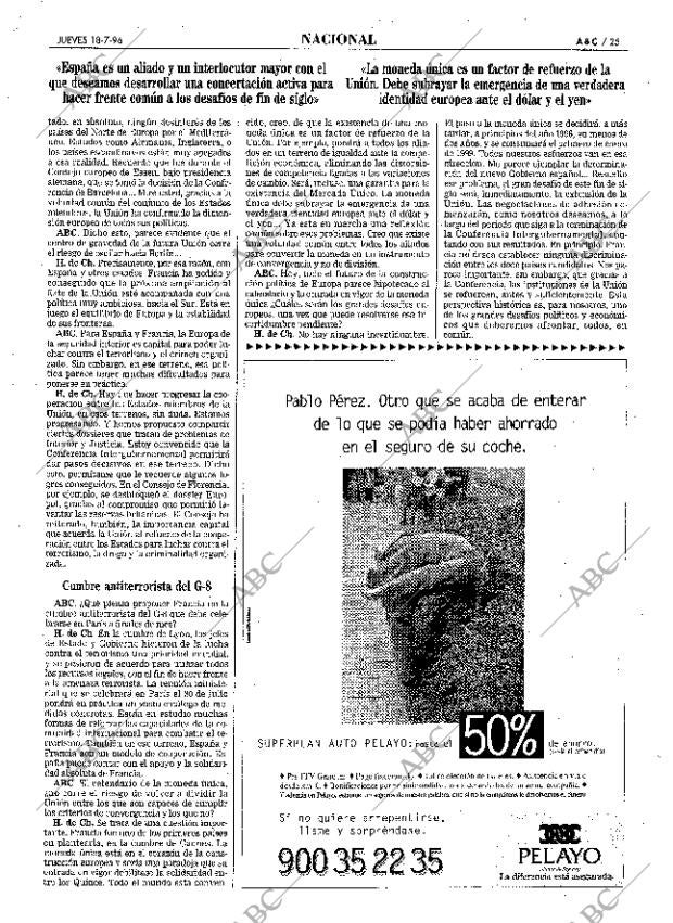 ABC MADRID 18-07-1996 página 25