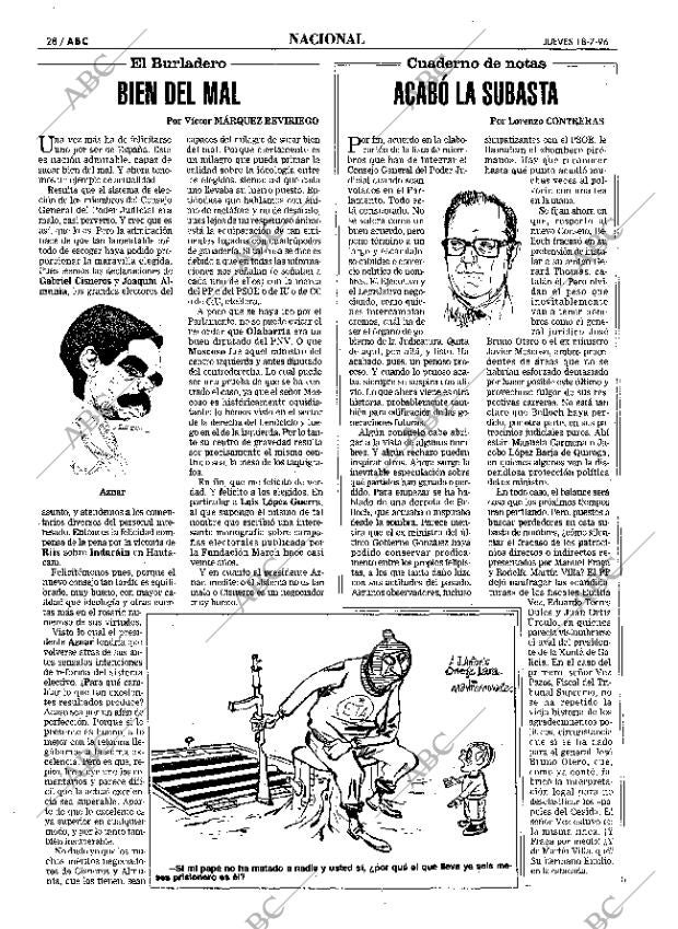 ABC MADRID 18-07-1996 página 28