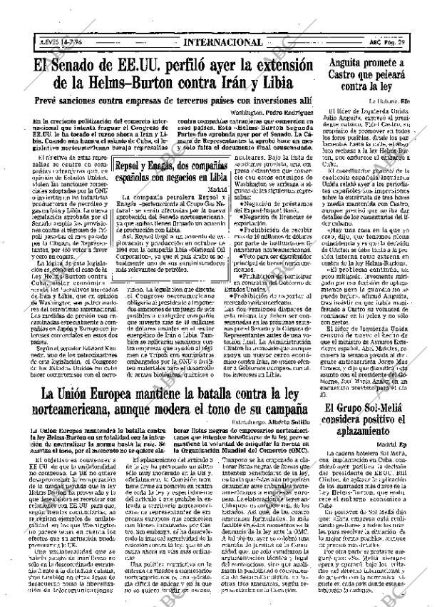 ABC MADRID 18-07-1996 página 29