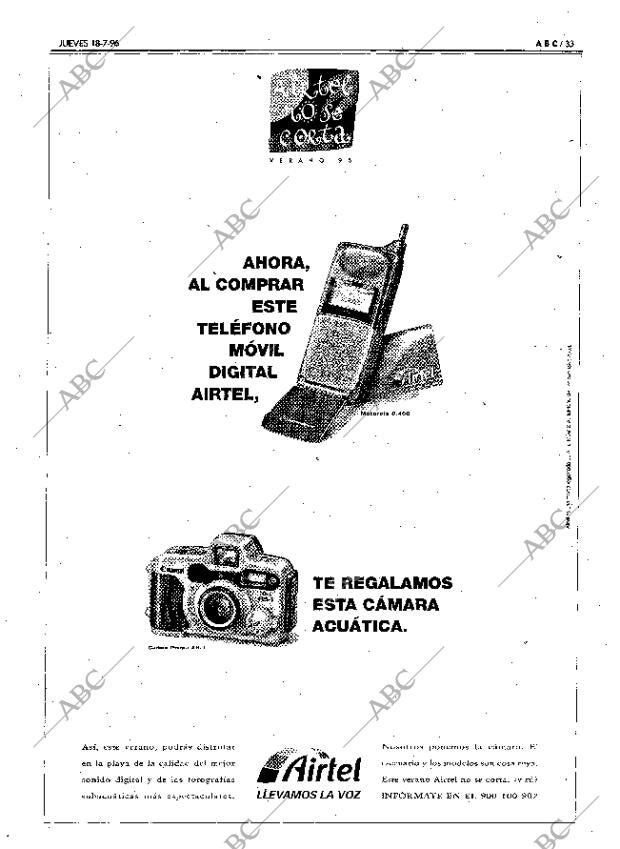 ABC MADRID 18-07-1996 página 33