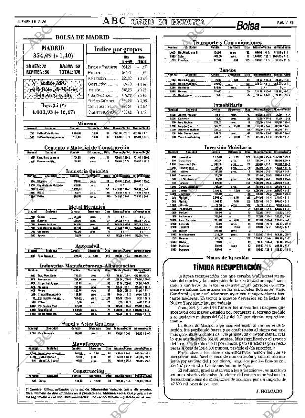 ABC MADRID 18-07-1996 página 41
