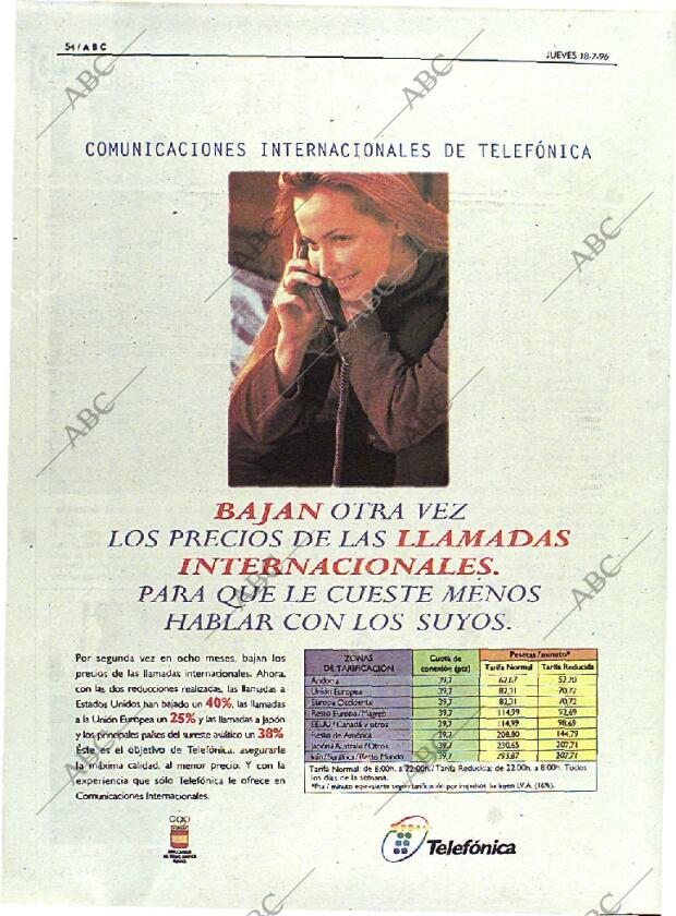 ABC MADRID 18-07-1996 página 54