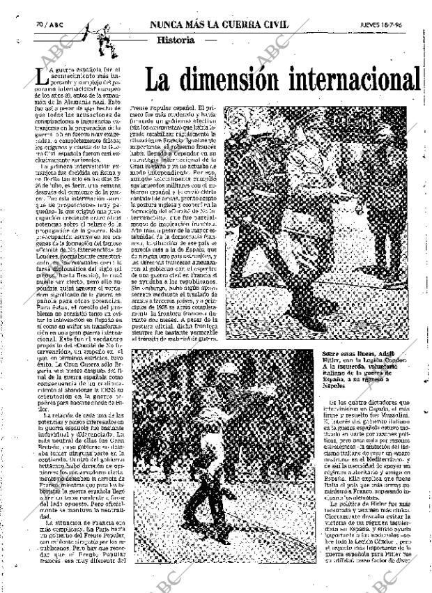 ABC MADRID 18-07-1996 página 70