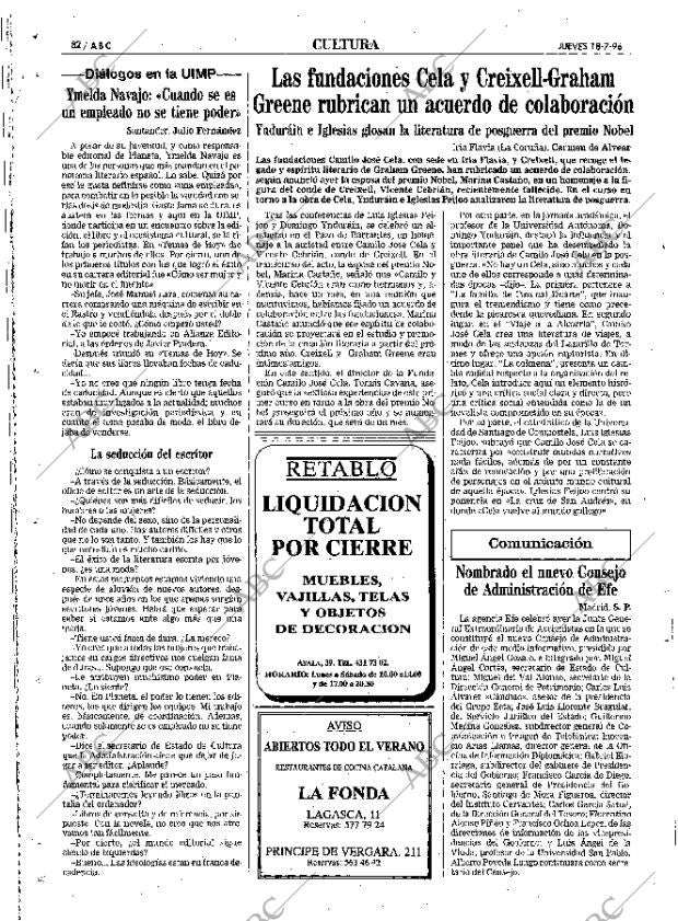 ABC MADRID 18-07-1996 página 82