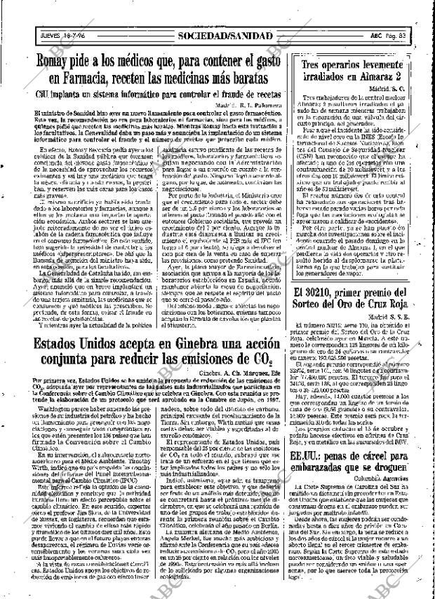 ABC MADRID 18-07-1996 página 83