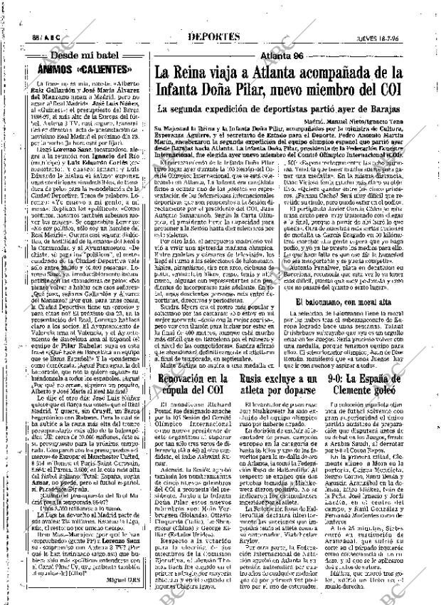 ABC MADRID 18-07-1996 página 88