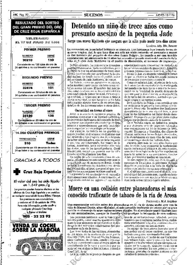 ABC MADRID 18-07-1996 página 90
