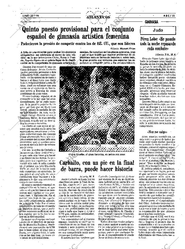 ABC SEVILLA 22-07-1996 página 51