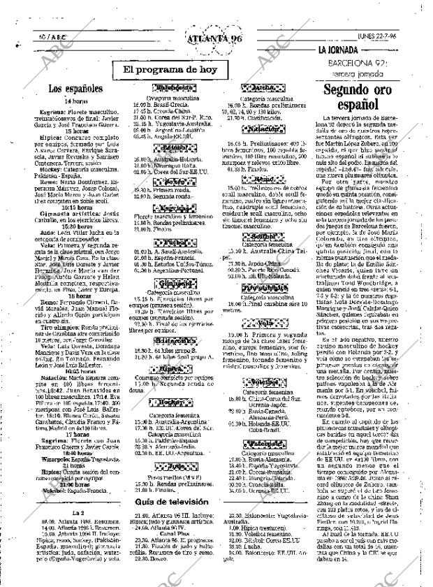 ABC SEVILLA 22-07-1996 página 60
