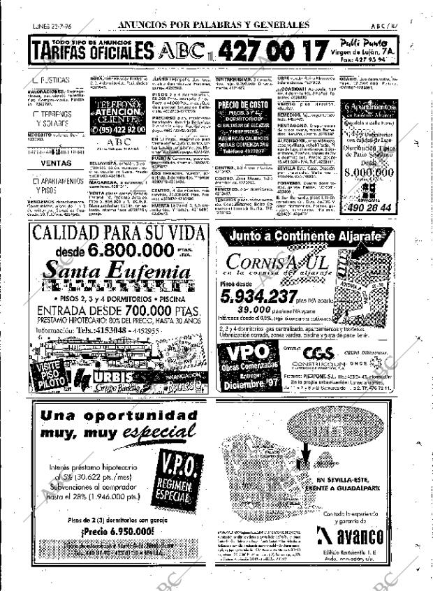 ABC SEVILLA 22-07-1996 página 87