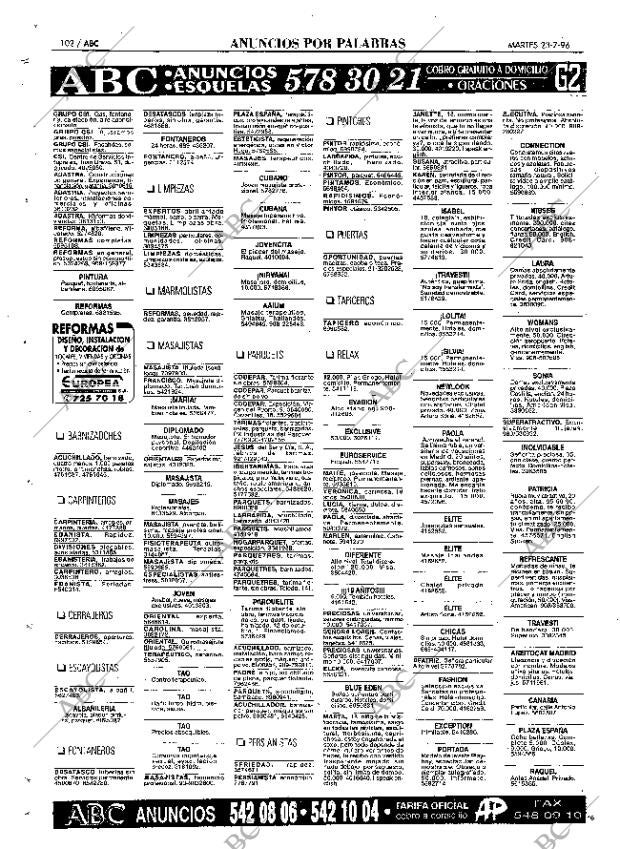 ABC MADRID 23-07-1996 página 102