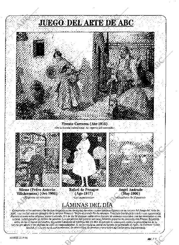 ABC MADRID 23-07-1996 página 11