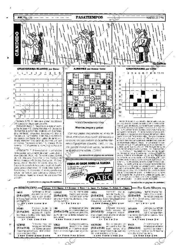 ABC MADRID 23-07-1996 página 110