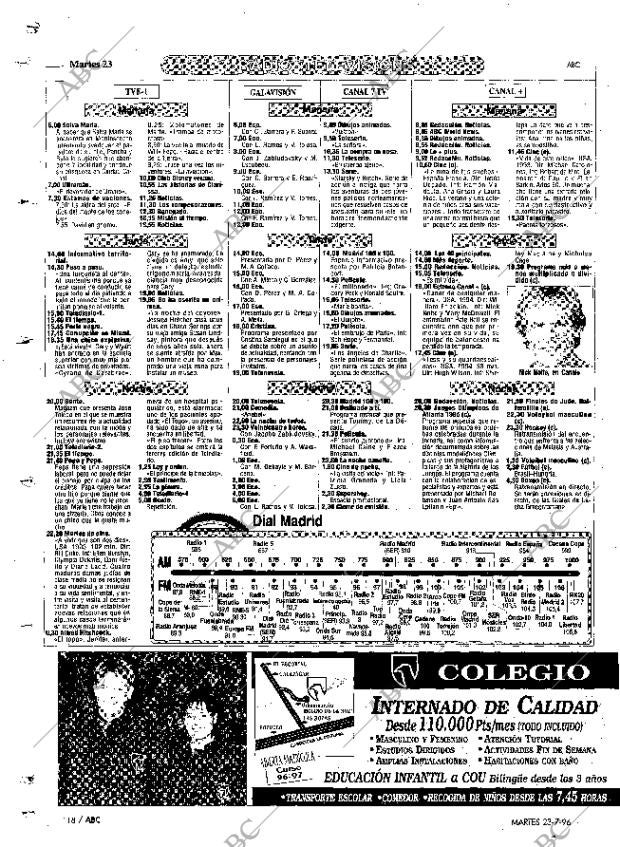 ABC MADRID 23-07-1996 página 118