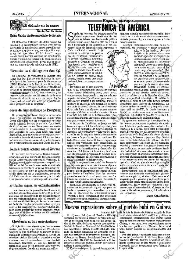 ABC MADRID 23-07-1996 página 34