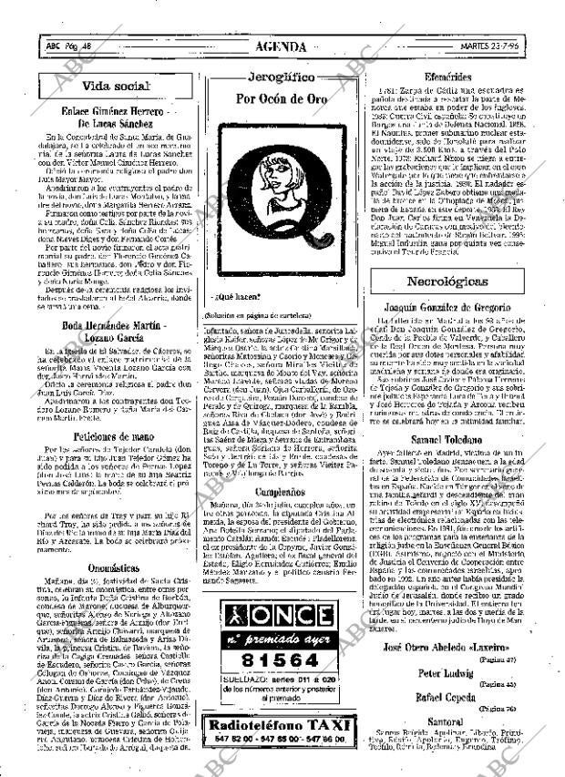ABC MADRID 23-07-1996 página 48