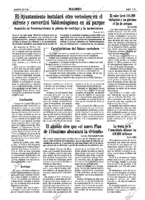 ABC MADRID 23-07-1996 página 51
