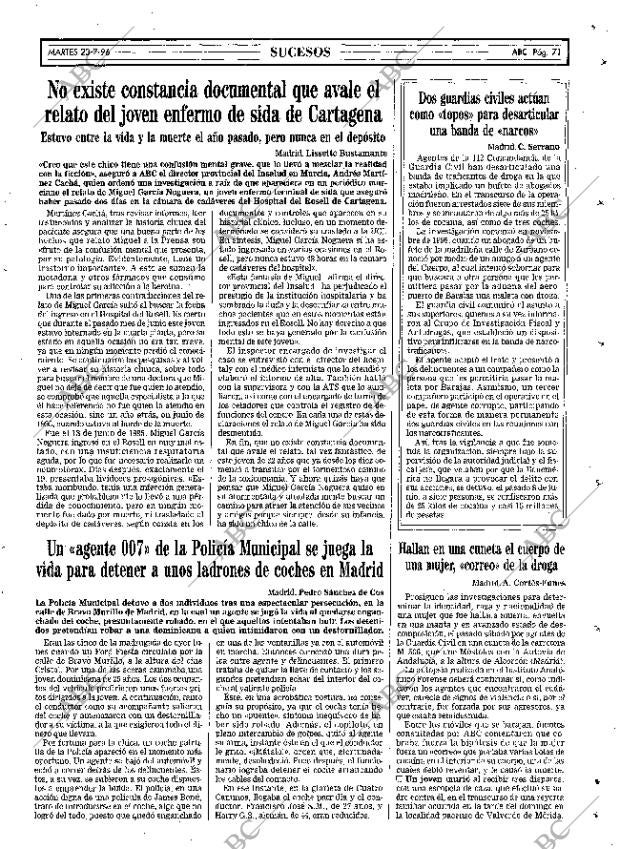 ABC MADRID 23-07-1996 página 71