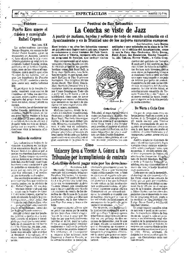 ABC MADRID 23-07-1996 página 76