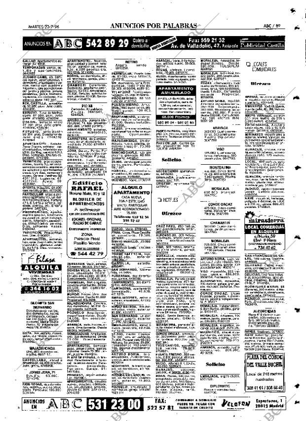 ABC MADRID 23-07-1996 página 89