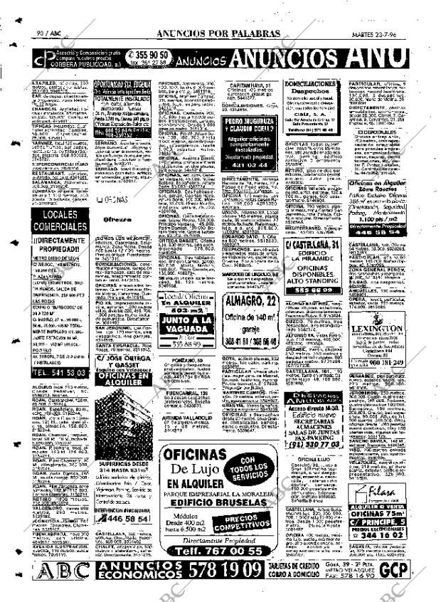 ABC MADRID 23-07-1996 página 90
