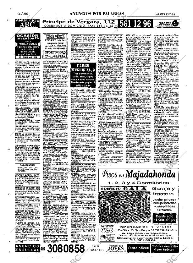 ABC MADRID 23-07-1996 página 96