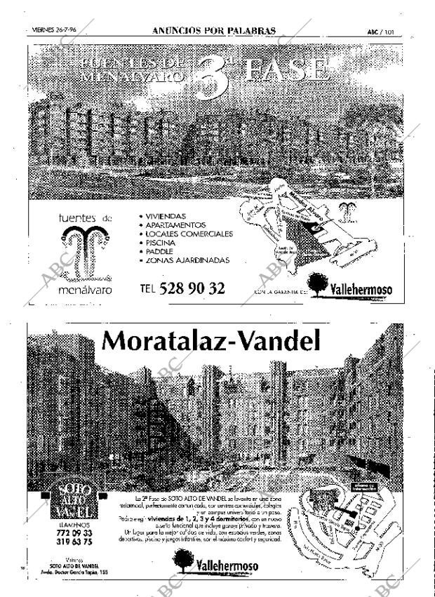 ABC MADRID 26-07-1996 página 101