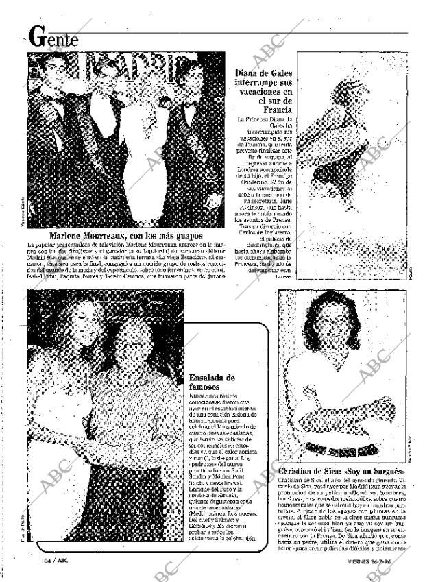 ABC MADRID 26-07-1996 página 104