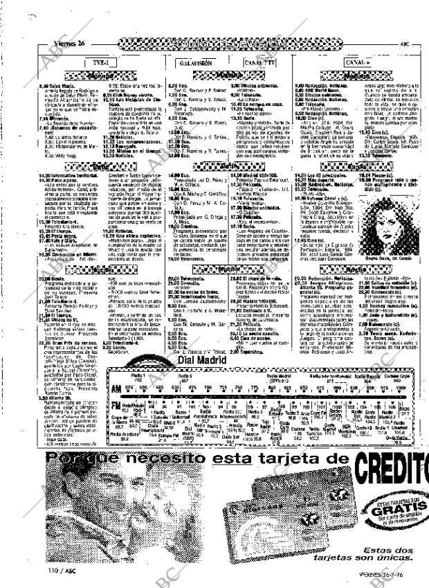 ABC MADRID 26-07-1996 página 110