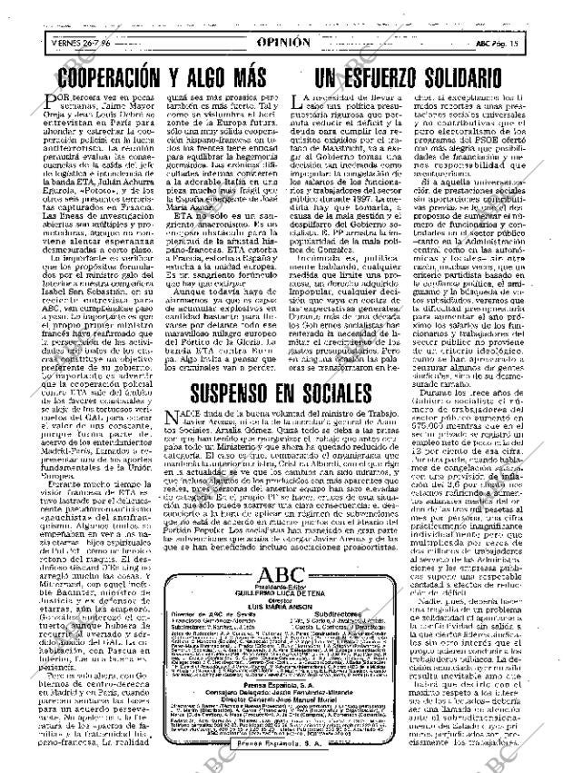 ABC MADRID 26-07-1996 página 15