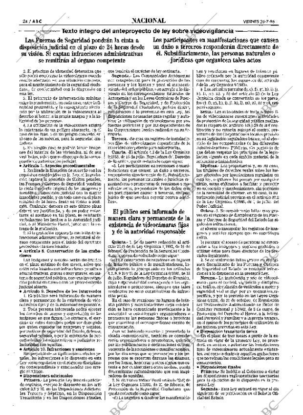 ABC MADRID 26-07-1996 página 24