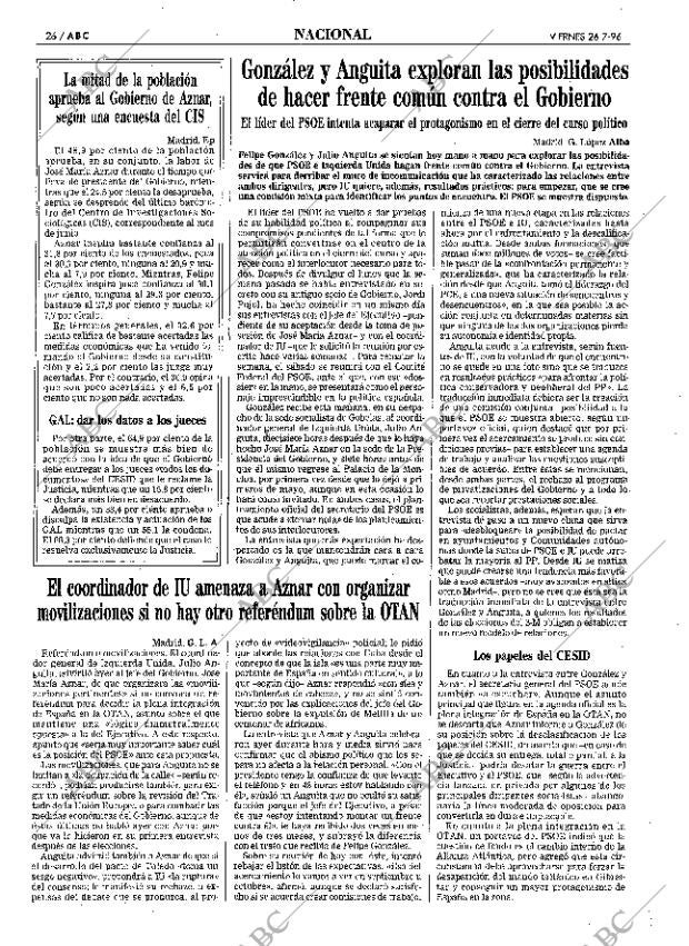 ABC MADRID 26-07-1996 página 26