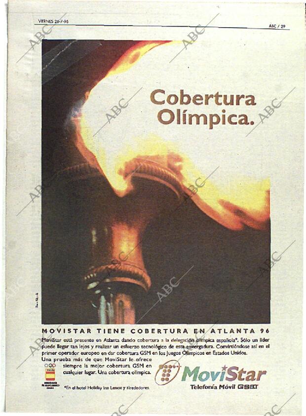 ABC MADRID 26-07-1996 página 29