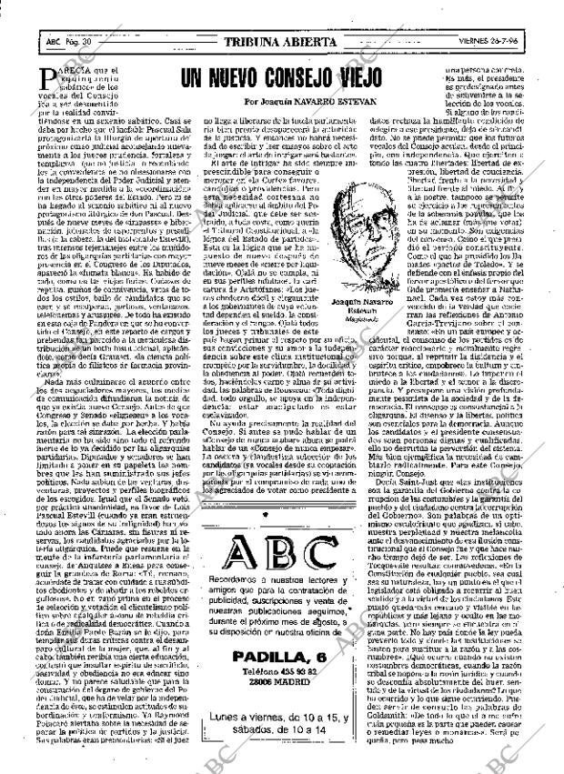 ABC MADRID 26-07-1996 página 30