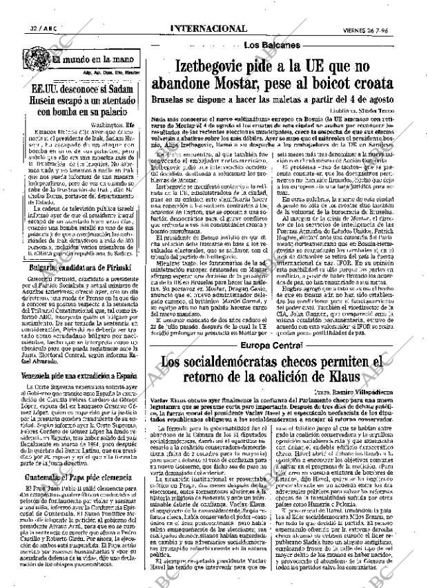 ABC MADRID 26-07-1996 página 32