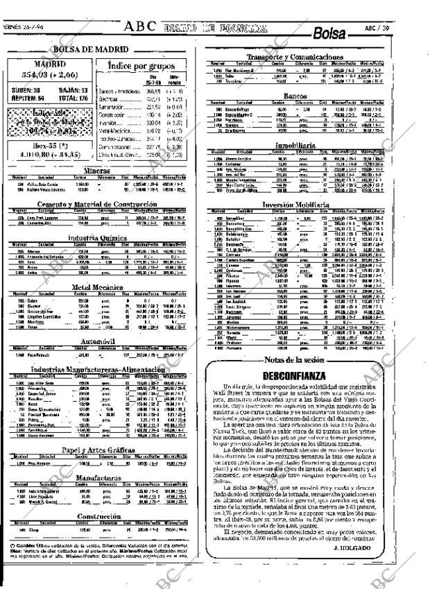 ABC MADRID 26-07-1996 página 39