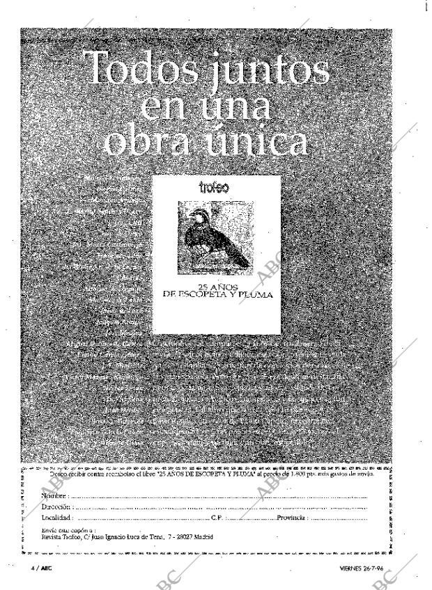 ABC MADRID 26-07-1996 página 4