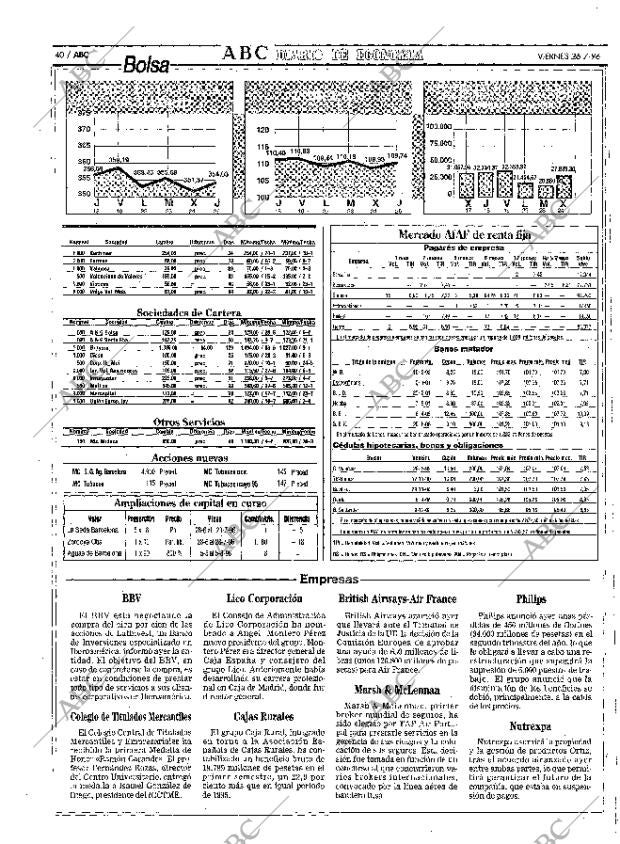 ABC MADRID 26-07-1996 página 40