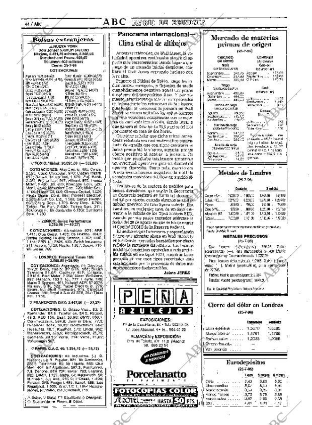 ABC MADRID 26-07-1996 página 44