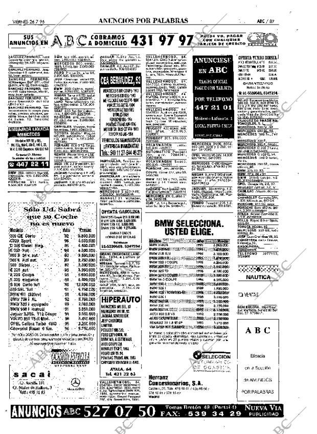 ABC MADRID 26-07-1996 página 87