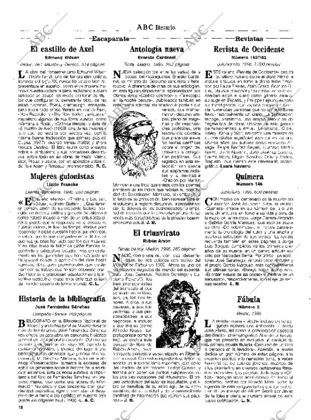 CULTURAL MADRID 26-07-1996 página 12
