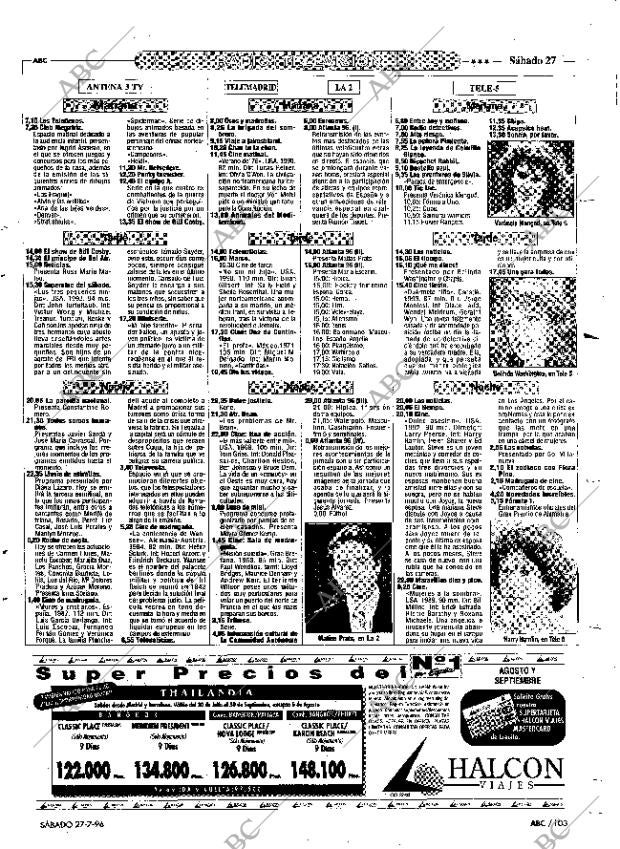 ABC MADRID 27-07-1996 página 103