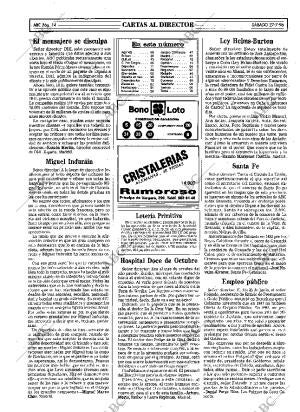 ABC MADRID 27-07-1996 página 14