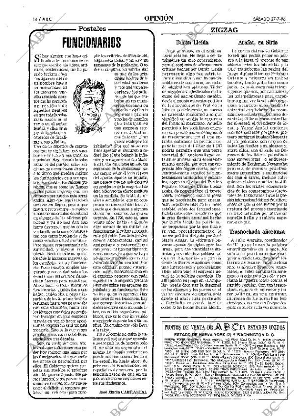 ABC MADRID 27-07-1996 página 16