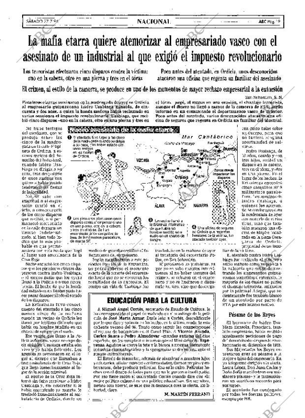 ABC MADRID 27-07-1996 página 19