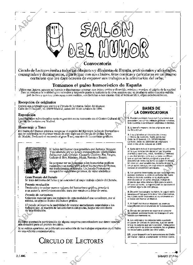 ABC MADRID 27-07-1996 página 2