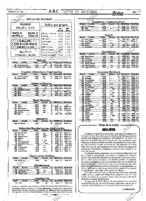 ABC MADRID 27-07-1996 página 37