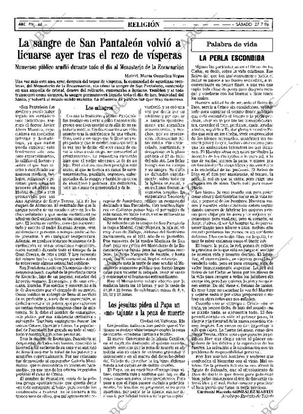 ABC MADRID 27-07-1996 página 46