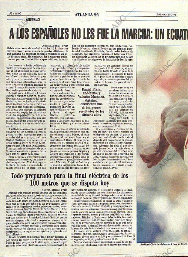 ABC MADRID 27-07-1996 página 52